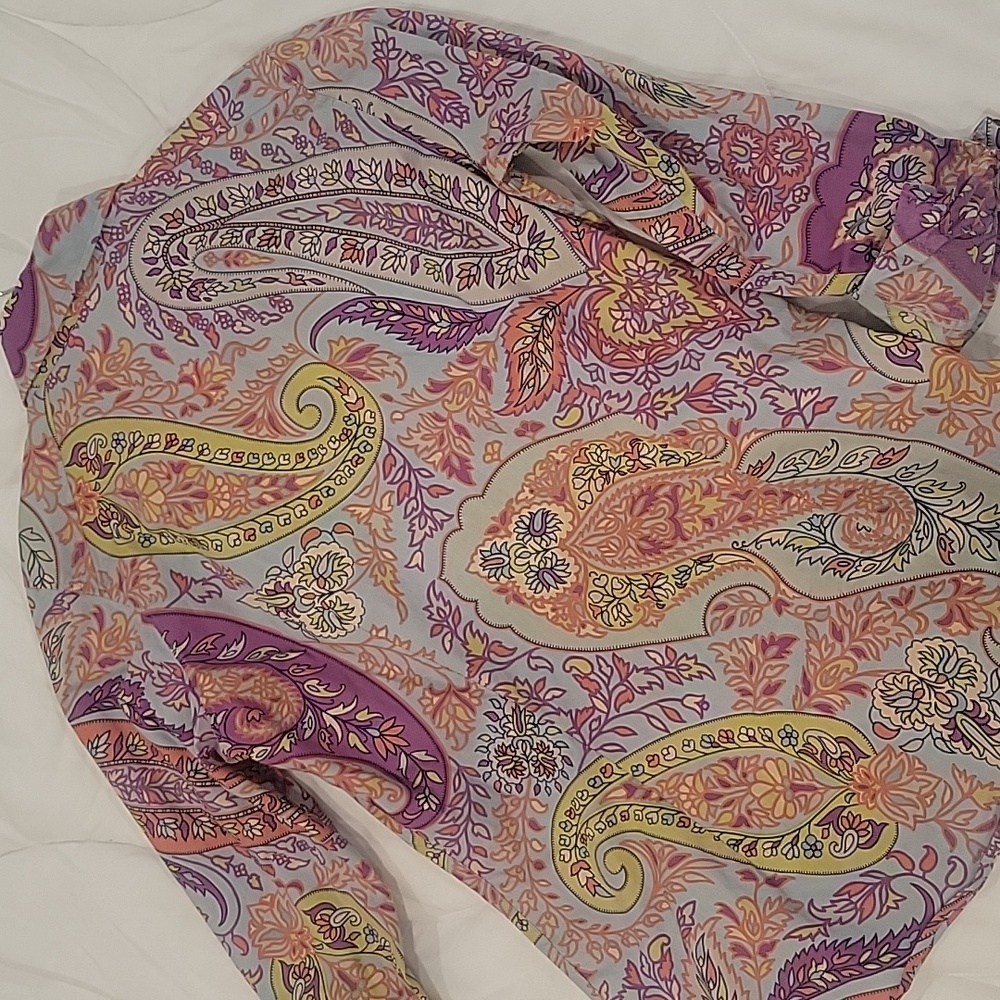 ETRO paisley patterned top size 46/Sm - Picture 4 of 4